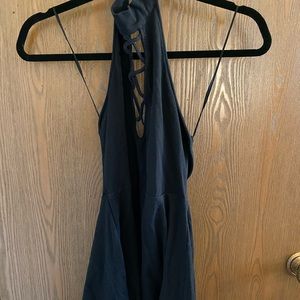 Black Express skater dress